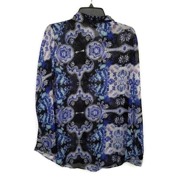 ASOS Mixed Print Blouse Sz 14- EUC! - Picture 2 of 6